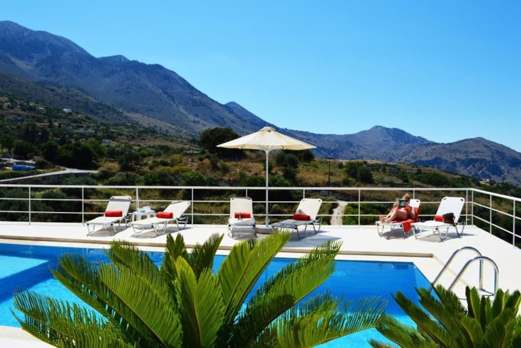Villa Vuna - Private Pool -Sea View Chania  Ngoại thất bức ảnh