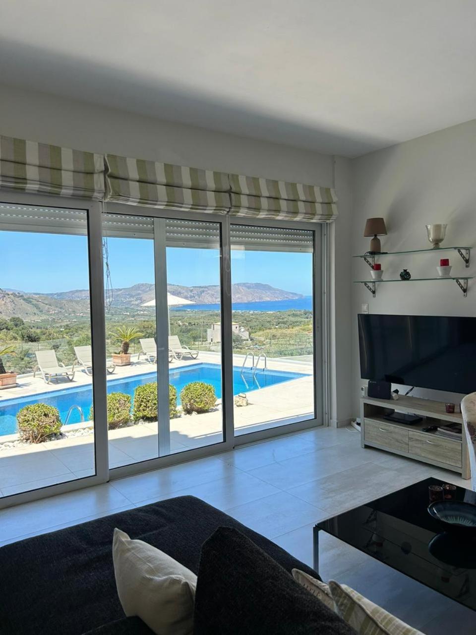 Villa Vuna - Private Pool -Sea View Chania  Ngoại thất bức ảnh