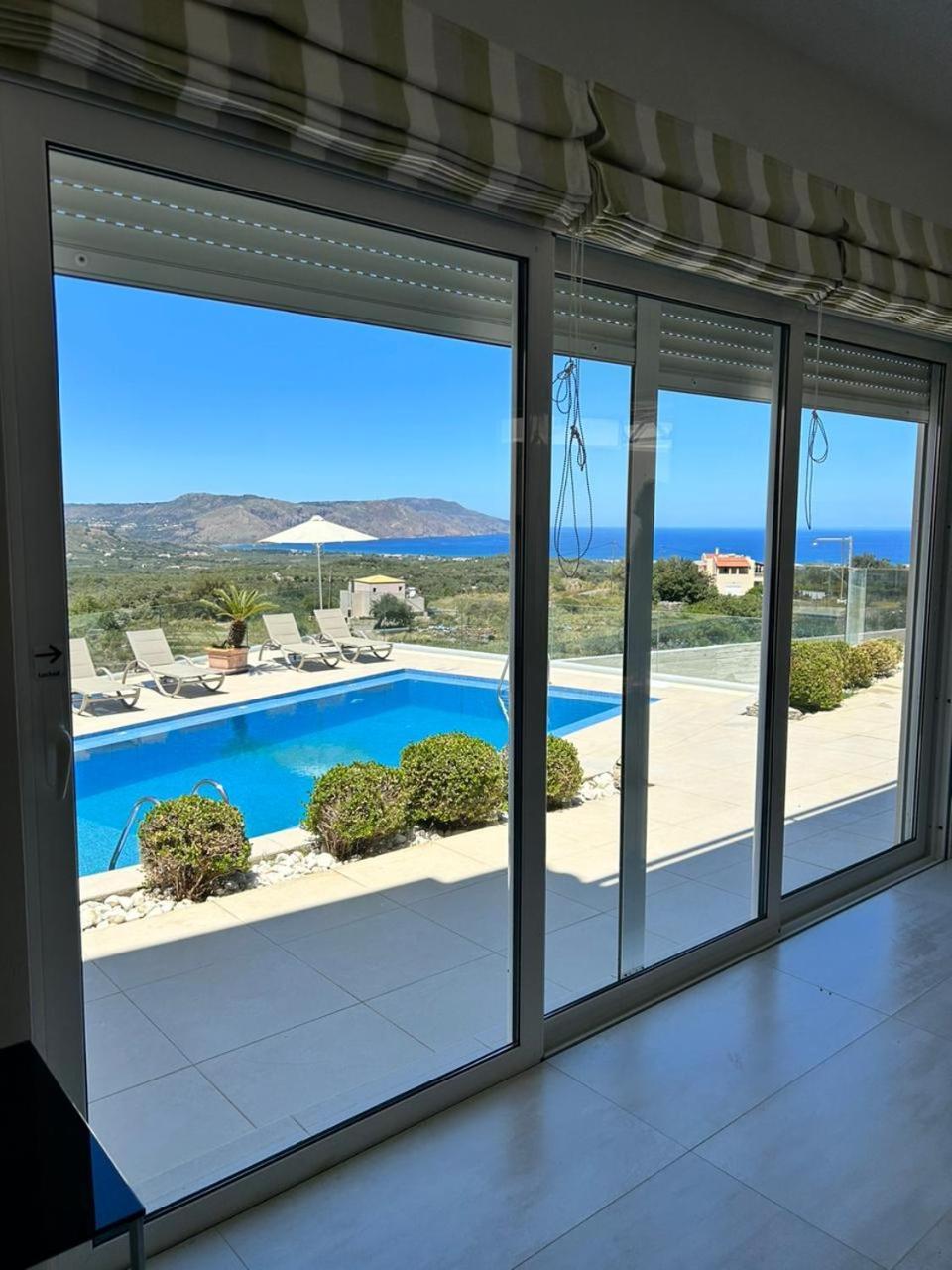Villa Vuna - Private Pool -Sea View Chania  Ngoại thất bức ảnh