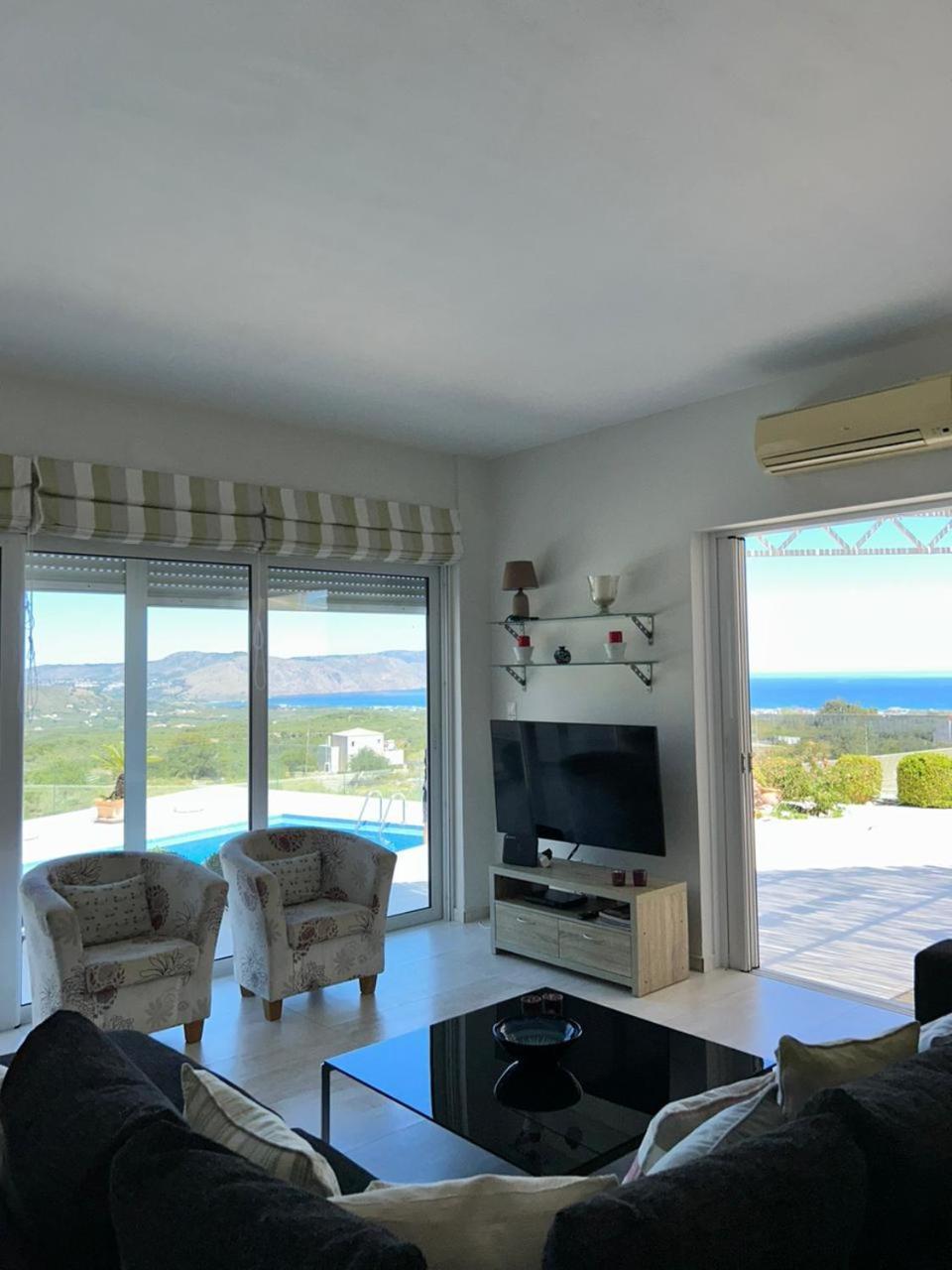 Villa Vuna - Private Pool -Sea View Chania  Ngoại thất bức ảnh