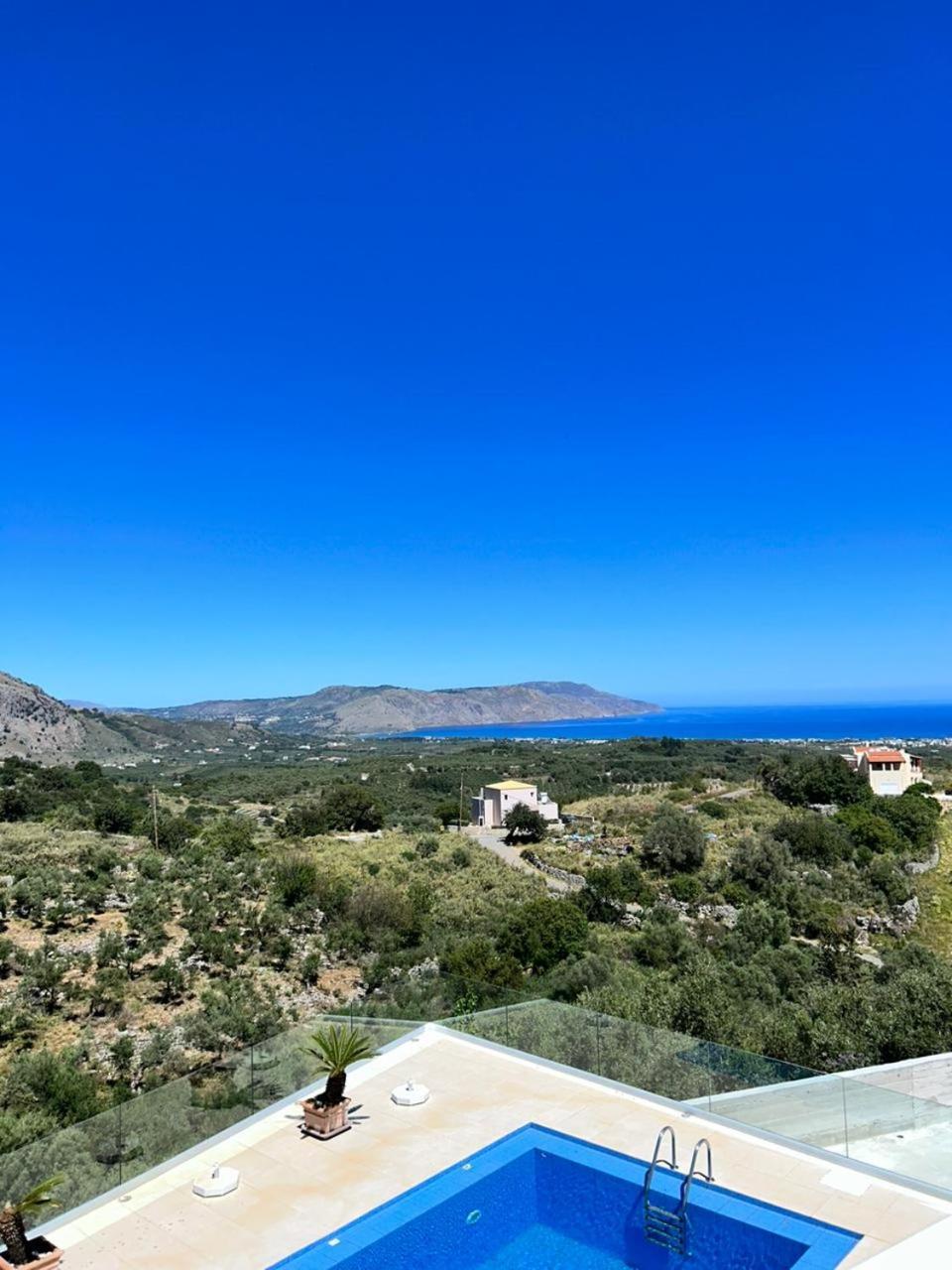 Villa Vuna - Private Pool -Sea View Chania  Ngoại thất bức ảnh