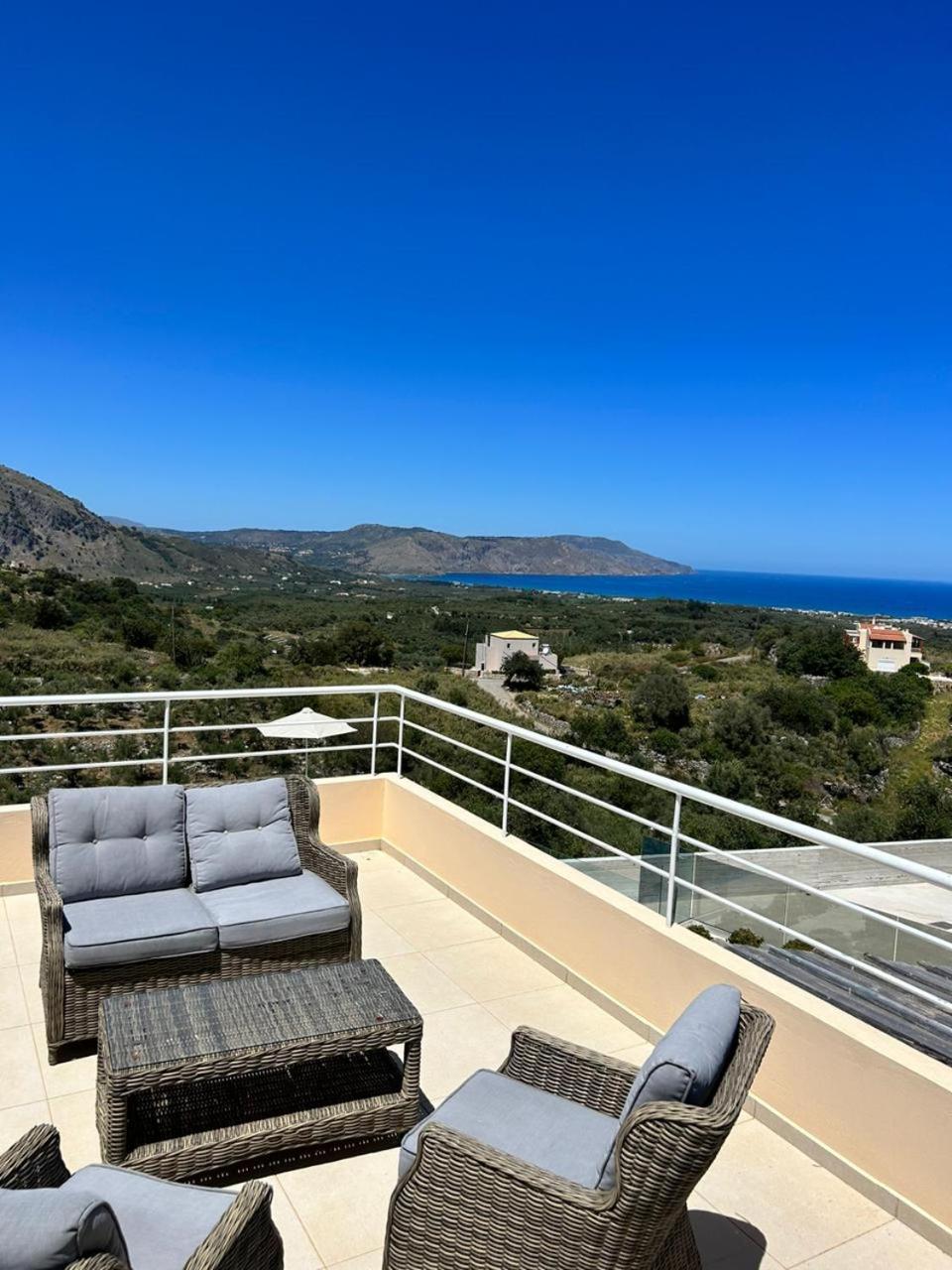 Villa Vuna - Private Pool -Sea View Chania  Ngoại thất bức ảnh