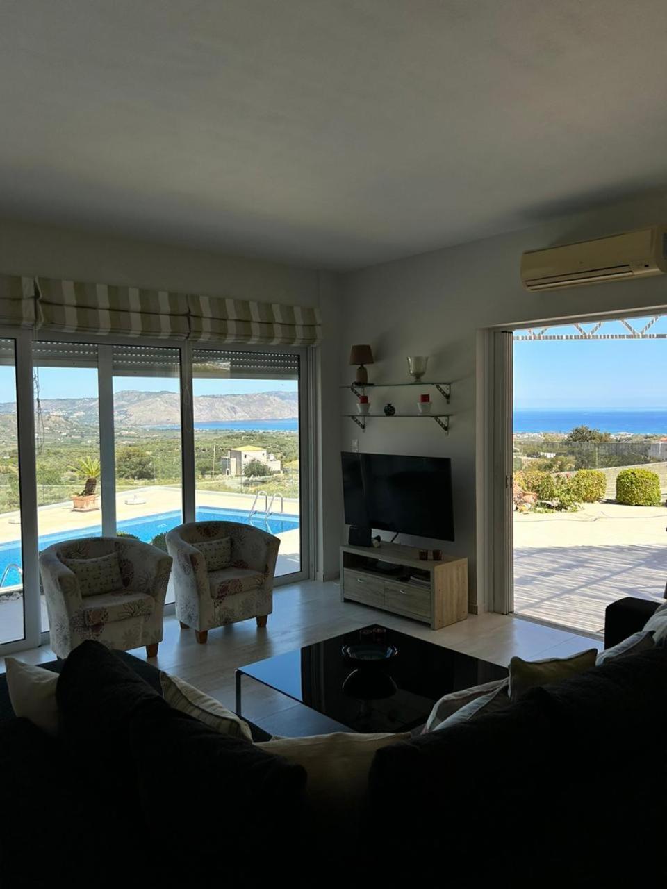 Villa Vuna - Private Pool -Sea View Chania  Ngoại thất bức ảnh