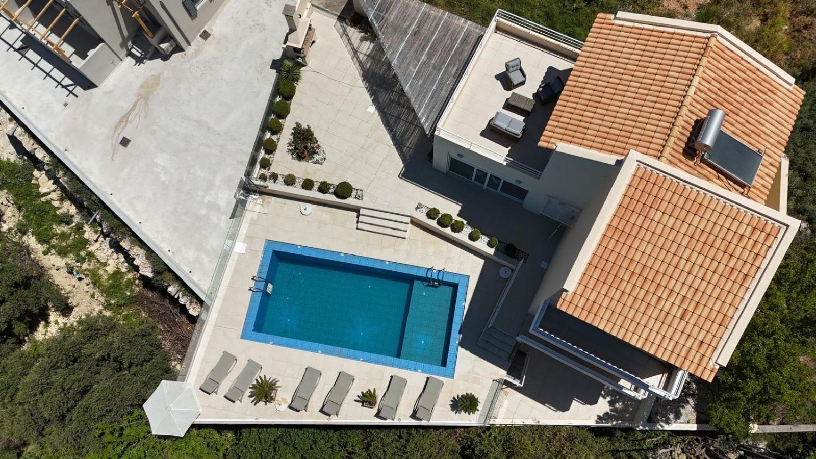 Villa Vuna - Private Pool -Sea View Chania  Ngoại thất bức ảnh